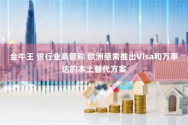金牛王 银行业高管称 欧洲亟需推出Visa和万事达的本土替代方案
