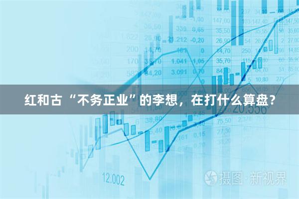 红和古 “不务正业”的李想，在打什么算盘？
